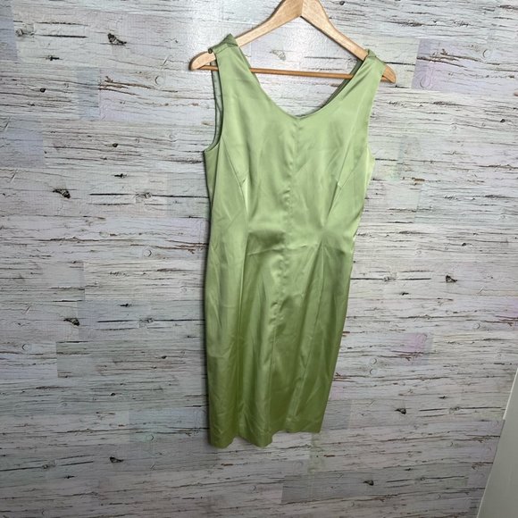 Weekend max Mara green silk dress size 8 - Picture 7 of 11